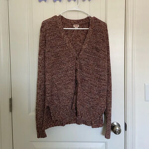NWOT | Mossimo Supply Co. women’s multicolored knit button up sweater — medium‎